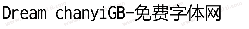 Dream chanyiGB字体转换